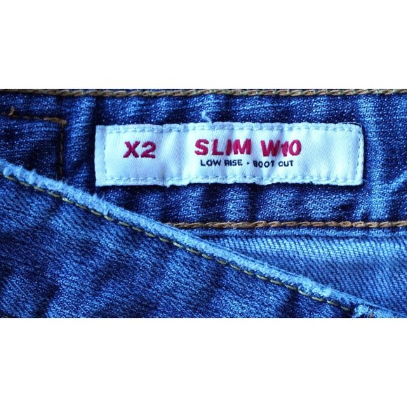 X2 Jeans Womens Size 10 Long Slim Low Rise Boot Cut 2006 - Picture 4 of 16